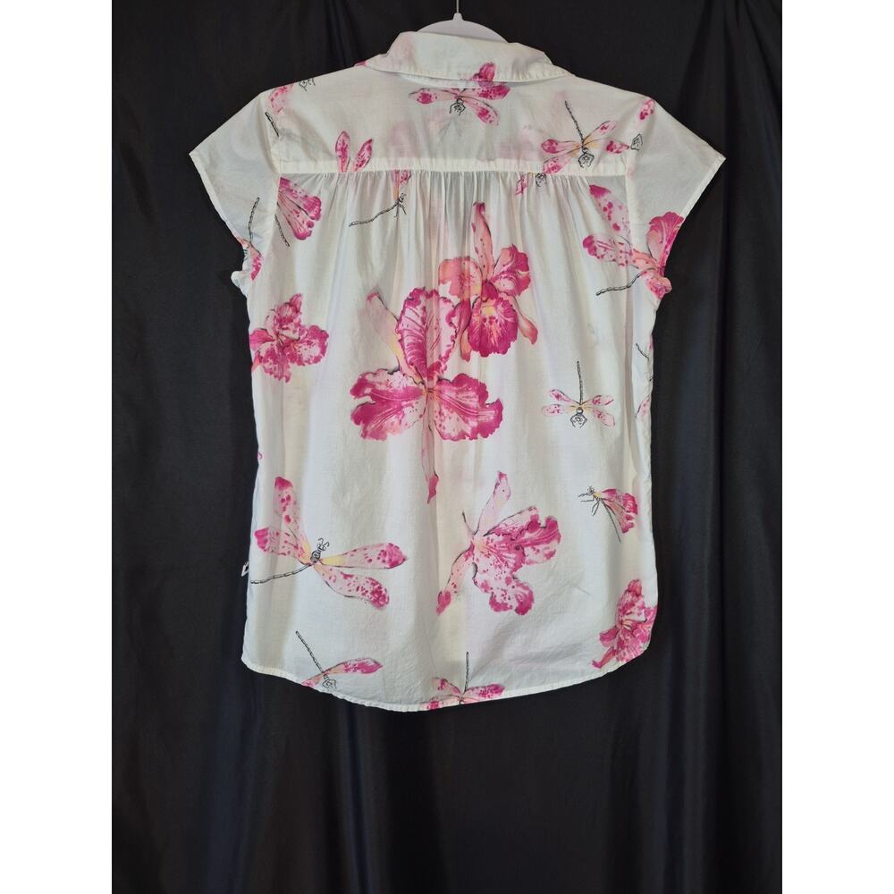 The Cat's Pajamas Cotton Pink Dragonflies Print Pajama Set XS - Picture 7 of 14